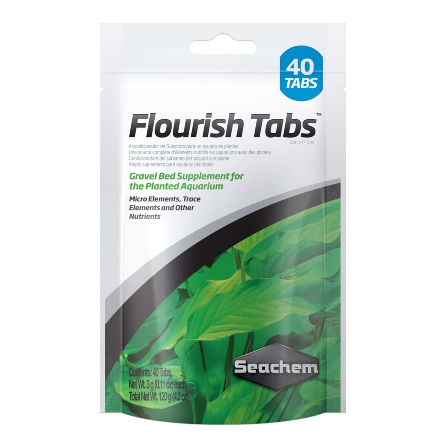 Seachem Laboratories Flourish Tabs Plant Supplement 1ea/4.2 oz., 40 ct