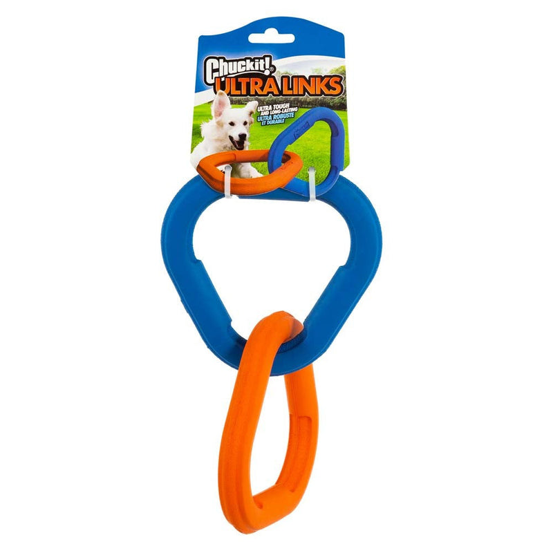 Chuckit! Ultra Links Dog Toy Blue, Orange 1ea/9 in, One Size