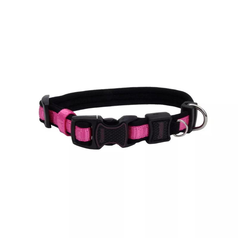 Inspire Adjustable Dog Collar Pink 5/8 x 10-14in. Small