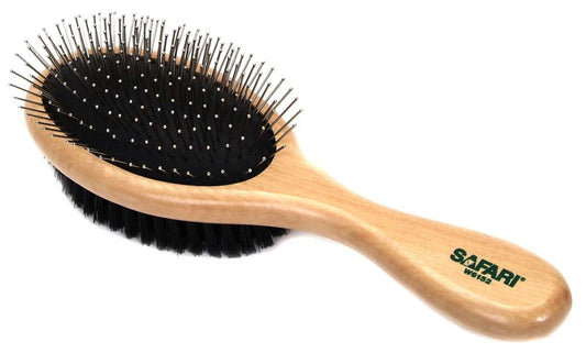 Safari Pin and Bristle Combo Dog Brush Green 1ea/LG