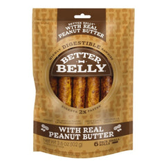 Better Belly Small Rolls Peanut Butter 6 count