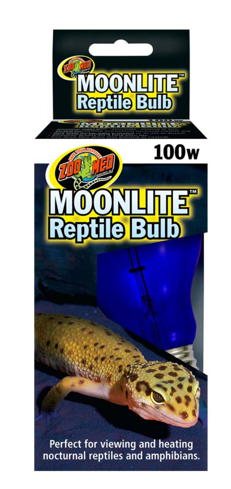 Zoo Med Moonlite Reptile Bulb Deep Blue 1ea/100 W