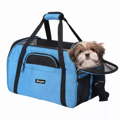 JESPET Soft-Sided Kennel Pet Carrier for Small Dogs, Cats, Puppy, Airline Approved Cat Carriers Dog Carrier Collapsible, Travel Handbag & Car Seat