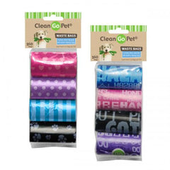 Clean Go Pet Waste Bags 8 Rolls Classic