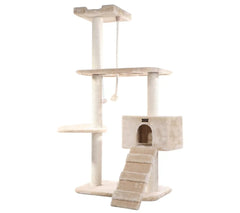 Armarkat Natural Sisal Scratching Cat Tree 58 Height BGE