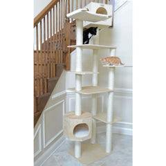 Armarkat Premium Scots Pine 89" Cat Tree Tower W 7 Levels