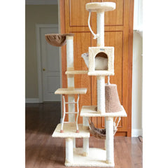 Armarkat Cat Climber Play House, 78" Real Wood Cat furniture