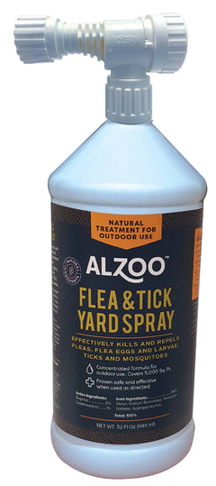 ALZOO Plant-Base Flea & Tick Yard Spray, 32oz