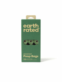 Earth Rated Unscented Poop Bags 315ct on 21 Refill Rolls