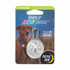 Nite Ize SpotLit(R) Rechargeable Collar Light - Disc-O Tech(TM) Jewel