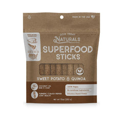 Dog Treat Naturals Dog Superfood Sticks Sweet Potato & Quinoa 10Oz