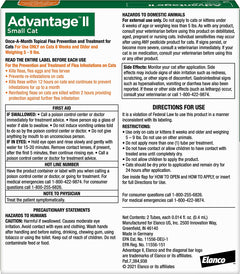 Advantage II Cat Small Orange 2-Pack