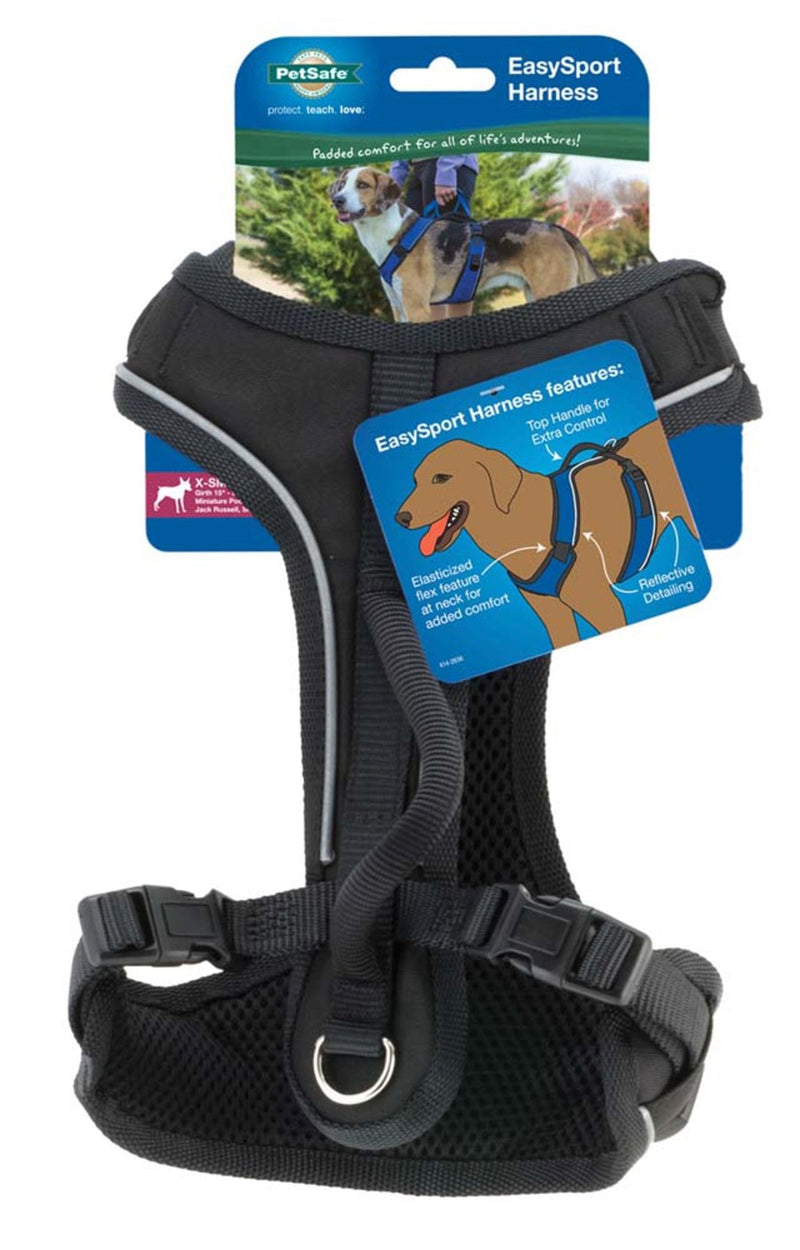 EasySport Comfortable Dog Harness Black 1ea/XS