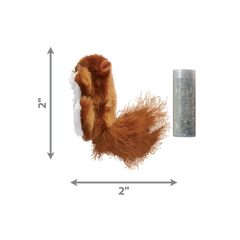 KONG Refillables Catnip Squirrel Cat Toy Brown 1ea/One Size