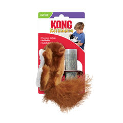 KONG Refillables Catnip Squirrel Cat Toy Brown 1ea/One Size