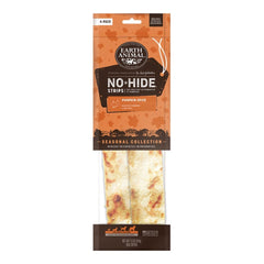 Earth Animal Dog No-Hide Strips Pumpkin Spice 4 Pack