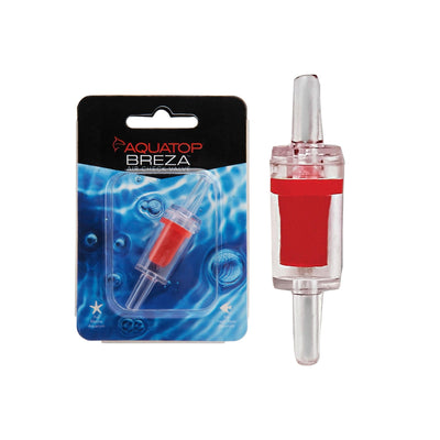 Aquatop Check Valve/Air Filter Red, Clear 1ea/2 in