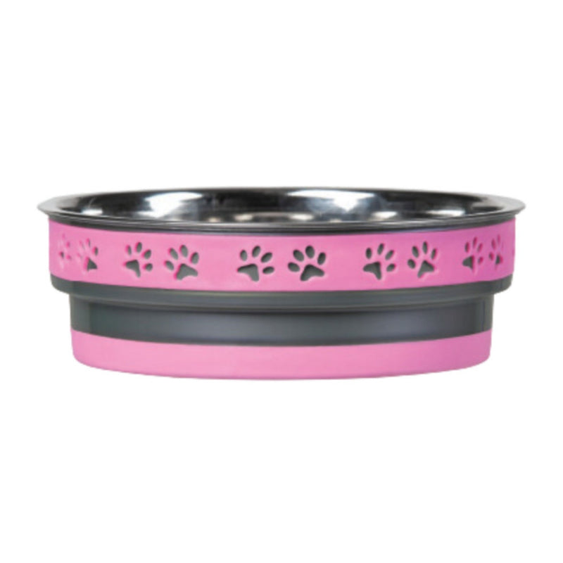 Loving Pets Corsa Pet Bowl Fiery Pink, 1ea/LG