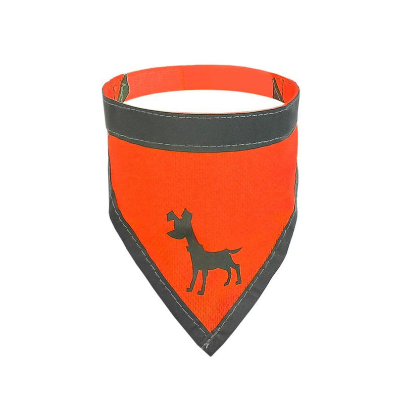 Visibility Dog Bandana Neon Orange Small