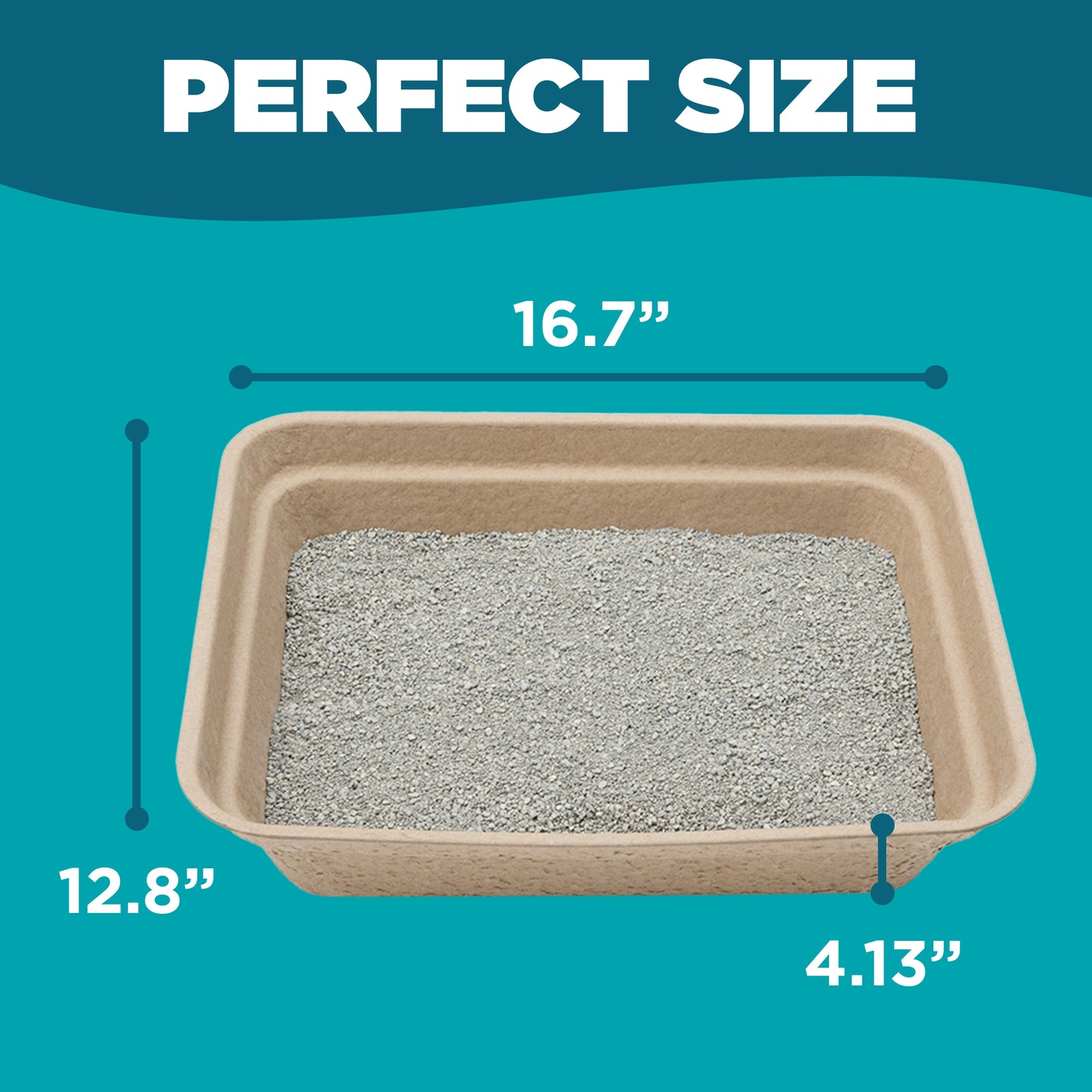 LumaKa Pets Disposable Litter Box - 5/Pack/Large/Disposable Litter Boxes for Cats, Rabbit Litter Box, Guinea Pig Litter Box, Cat Box, Travel Litter Box, High Sided Litter Box, Sturdy, Leak Resistant