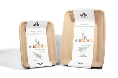 LumaKa Pets Disposable Litter Boxes - 5/Pack (LARGE or JUMBO)