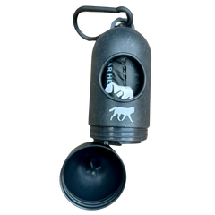 Compostable Dog Poop Bags + Bamboo Dispenser