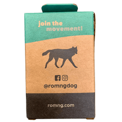 Compostable Dog Poop Bags + Bamboo Dispenser