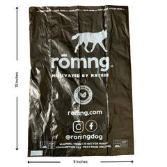 Compostable Dog Poop Bags + Bamboo Dispenser