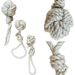 hemp rope dog tug toy
